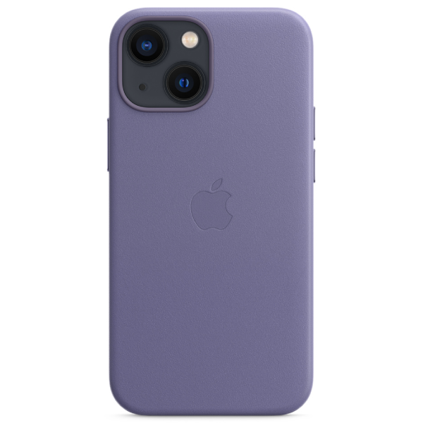 Чехол Apple для iPhone 13 mini Leather Case with MagSafe MM0H3ZM/A глициния купить,NaN