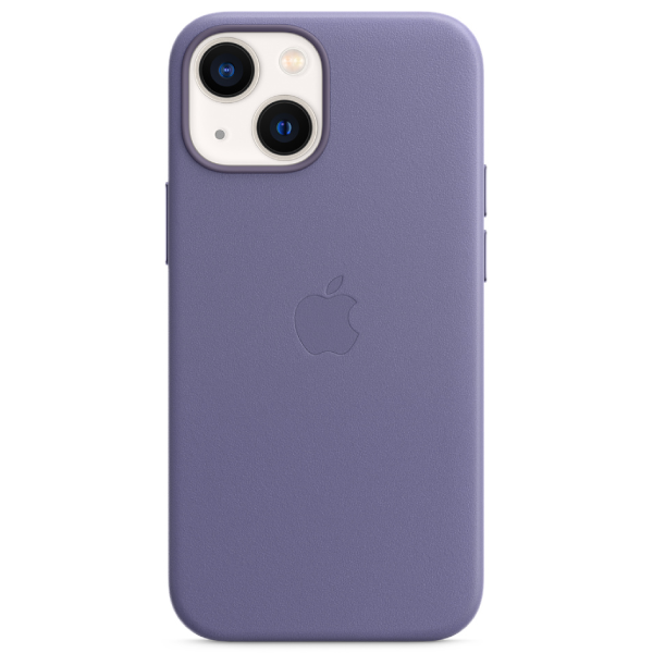 Чехол Apple для iPhone 13 mini Leather Case with MagSafe MM0H3ZM/A глициния купить,NaN