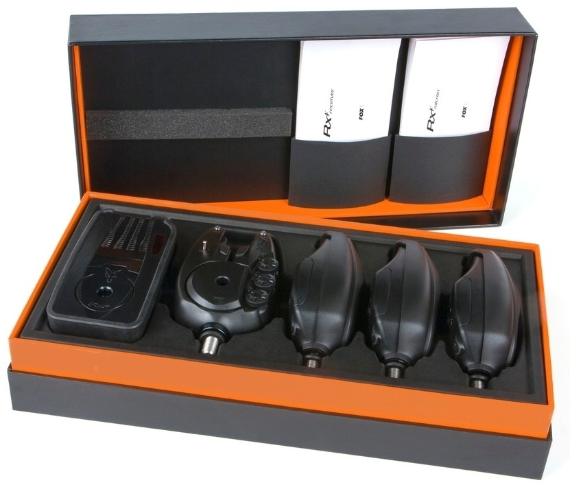 Сигнализатор поклевки FOX RX+ 4-Rod Presentation Set CEI158 черный купить,NaN