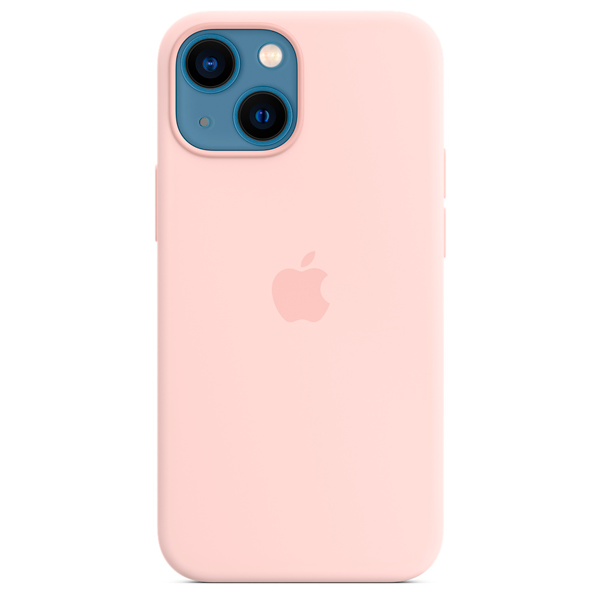 Чехол Apple для iPhone 13 mini Silicone Case with MagSafe MM203ZM/A розовый мел купить,NaN