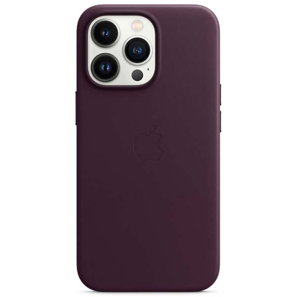 Чехол Apple для iPhone 13 Pro Leather Case with MagSafe MM1A3ZM/A темная вишня