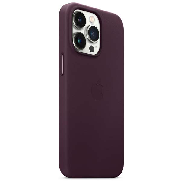 Чехол Apple для iPhone 13 Pro Leather Case with MagSafe MM1A3ZM/A темная вишня купить,NaN