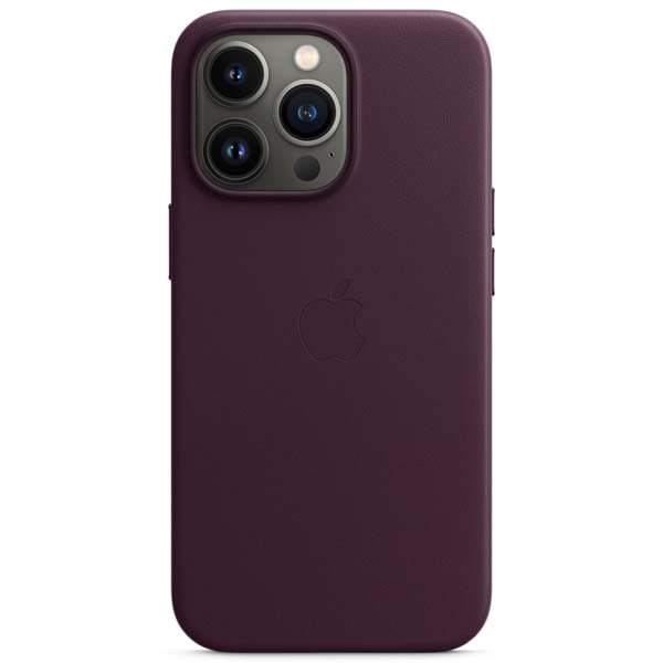 Чехол Apple для iPhone 13 Pro Leather Case with MagSafe MM1A3ZM/A темная вишня