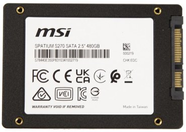 SSD MSI SPATIUM S270 480 Гб купить,0