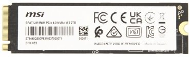 SSD MSI Spatium M461 2000 Гб купить,0