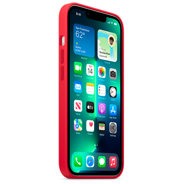 Чехол Apple для iPhone 13 Pro Silicone Case with MagSafe MM2L3ZM/A красный купить,NaN
