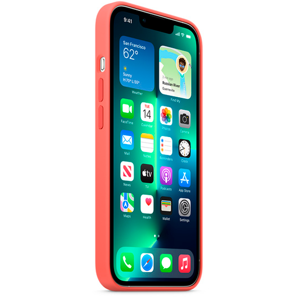 Чехол Apple для iPhone 13 Pro Silicone Case with MagSafe MM2E3ZM/A розовый помело купить,NaN