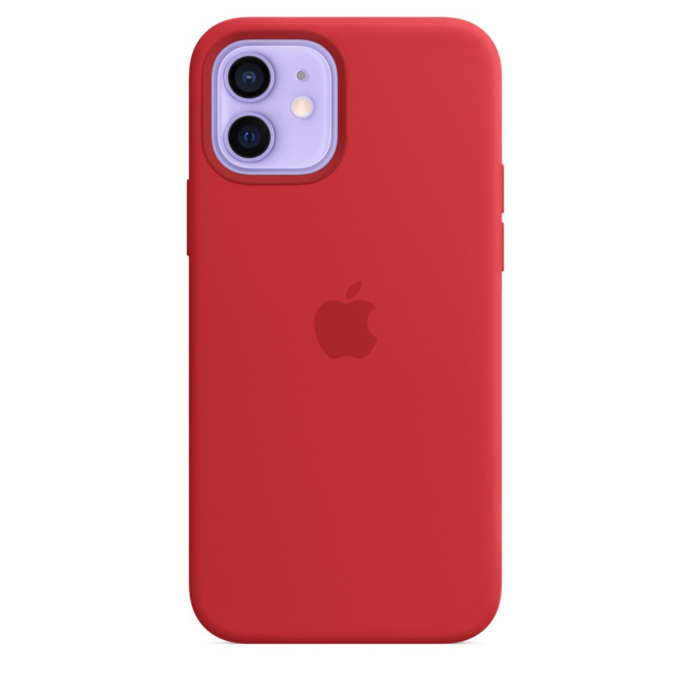 Чехол Apple Silicone Case with MagSafe для iPhone 12 | 12 Pro MHL63ZM/A красный купить,NaN