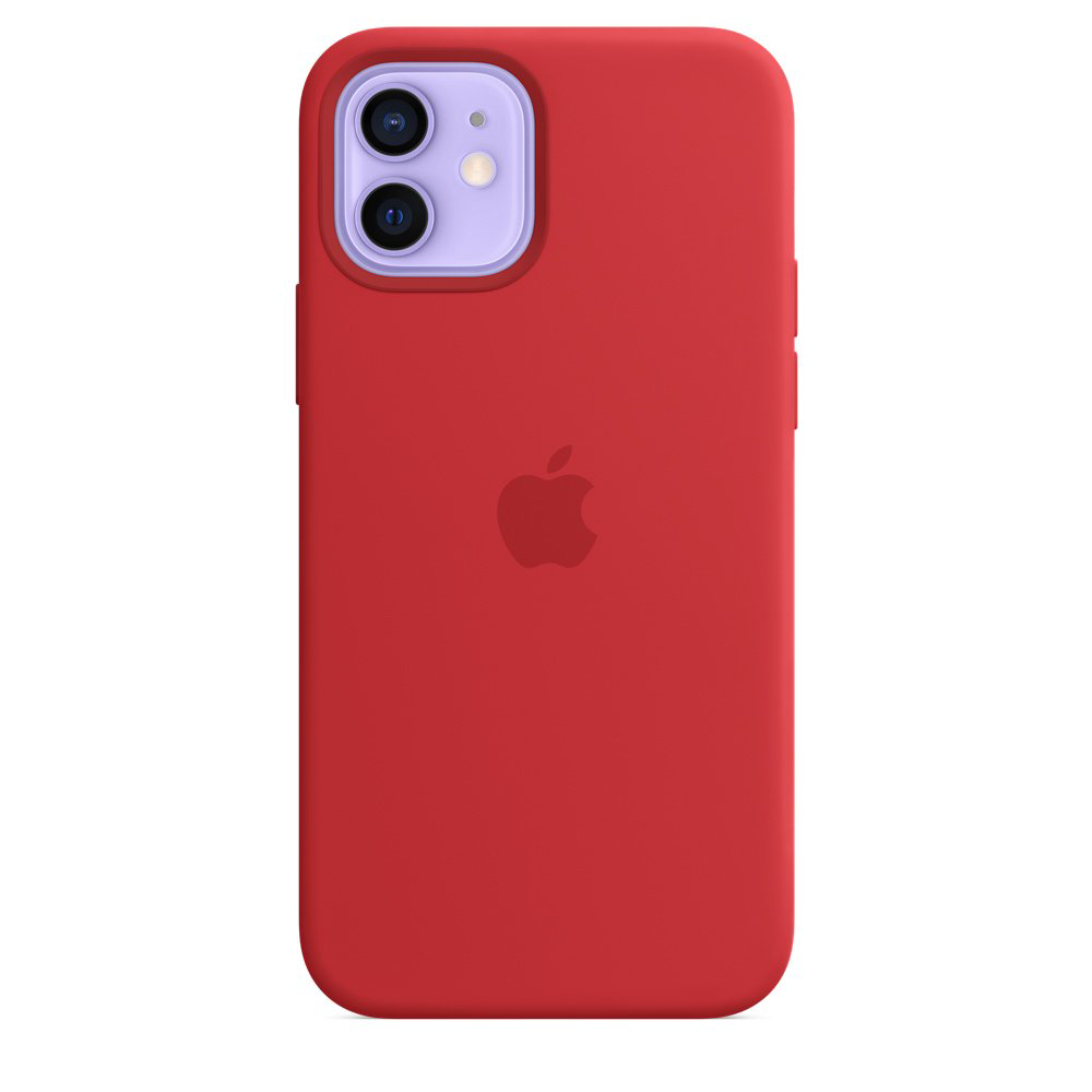 Чехол Apple Silicone Case with MagSafe для iPhone 12 | 12 Pro MHL63ZM/A красный купить,NaN