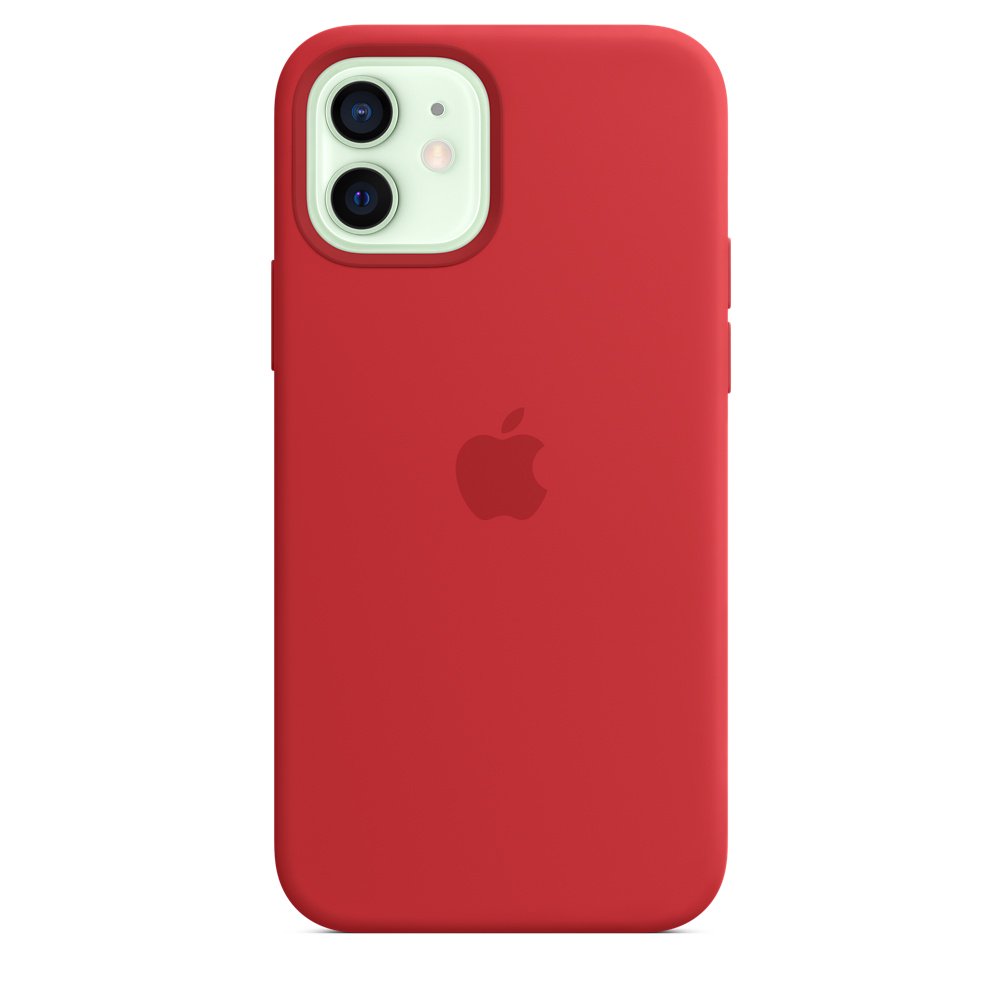 Чехол Apple Silicone Case with MagSafe для iPhone 12 | 12 Pro MHL63ZM/A красный купить,NaN