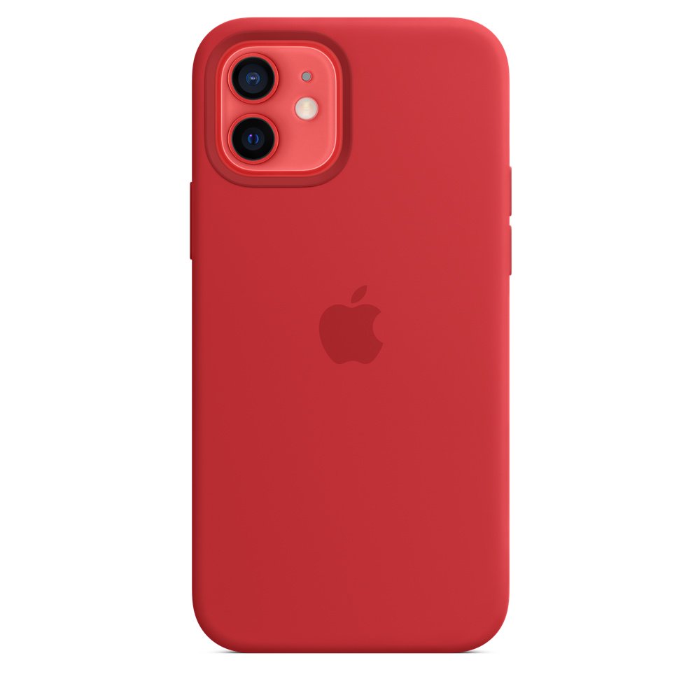 Чехол Apple Silicone Case with MagSafe для iPhone 12 | 12 Pro MHL63ZM/A красный купить,NaN