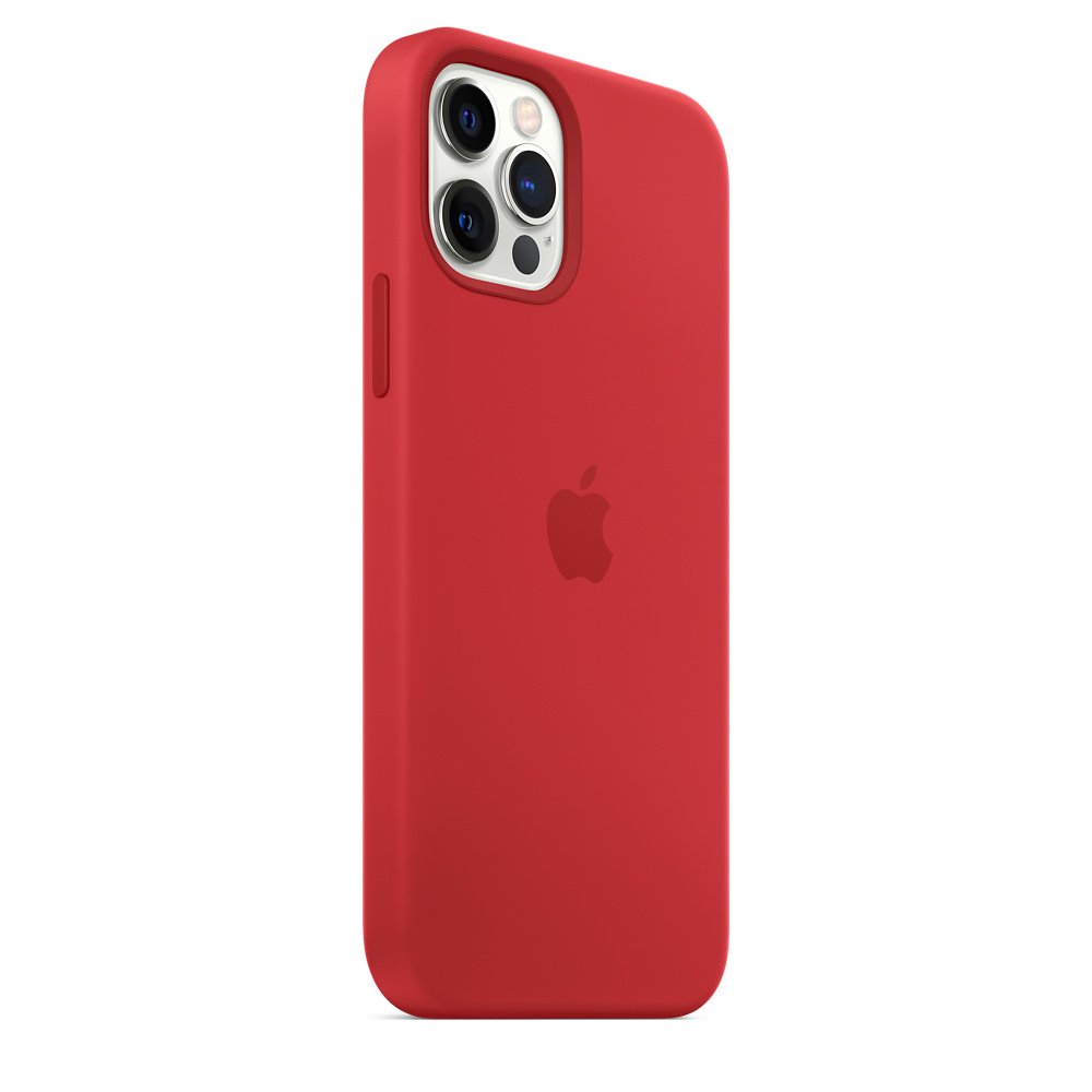 Чехол Apple Silicone Case with MagSafe для iPhone 12 | 12 Pro MHL63ZM/A красный купить,NaN