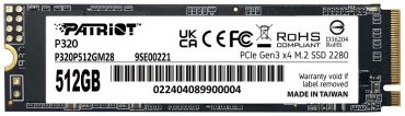 SSD Patriot P320 P320P512GM28 512 Гб купить,0