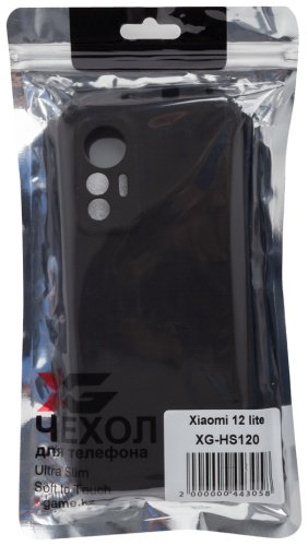 Чехол X-Game для Xiaomi 12 Lite черный купить,NaN