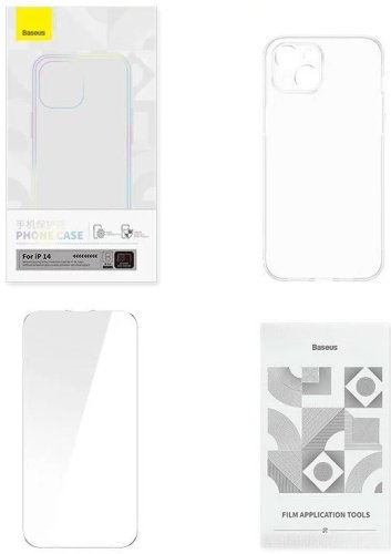 Чехол Baseus для Apple iPhone 14 прозрачный - ForteMarket Чехол Baseus для Apple iPhone 14 прозрачный купить,0