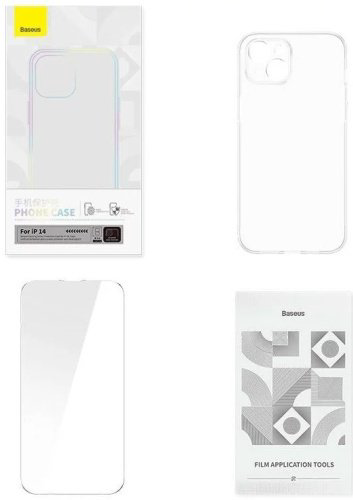 Чехол Baseus для Apple iPhone 14 прозрачный купить,NaN