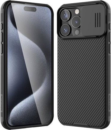 Чехол Nillkin для Apple iPhone 15 черный купить,NaN