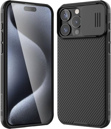 Чехол Nillkin для Apple iPhone 15 черный купить,NaN