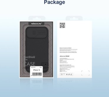 Чехол Nillkin для Apple iPhone 15 черный купить,NaN