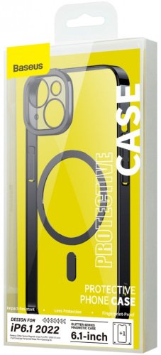 Чехол Baseus для Apple iPhone 14 черный - ForteMarket Чехол Baseus для Apple iPhone 14 черный купить,0
