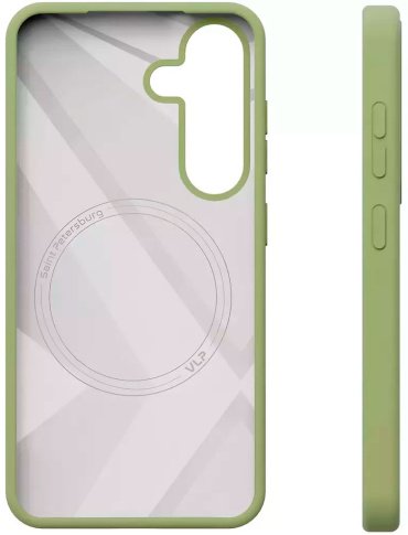 Чехол VLP для Samsung Galaxy S25 зеленый купить,NaN
