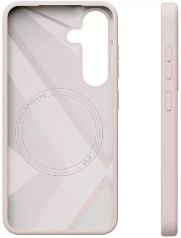 Чехол VLP для Samsung Galaxy S25 бежевый купить,NaN