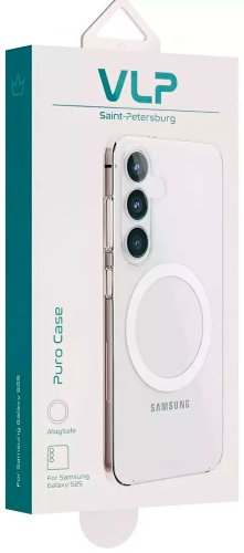 Чехол VLP для Samsung Galaxy S25 прозрачный купить,NaN