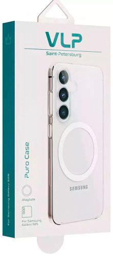 Чехол VLP для Samsung Galaxy S25 прозрачный купить,NaN