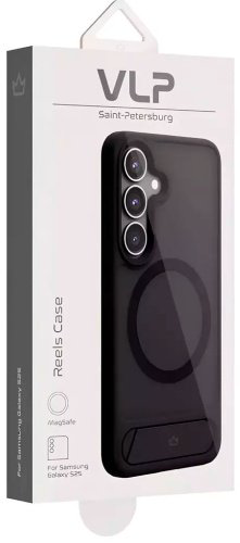 Чехол VLP для Samsung Galaxy S25 черный купить,6490
