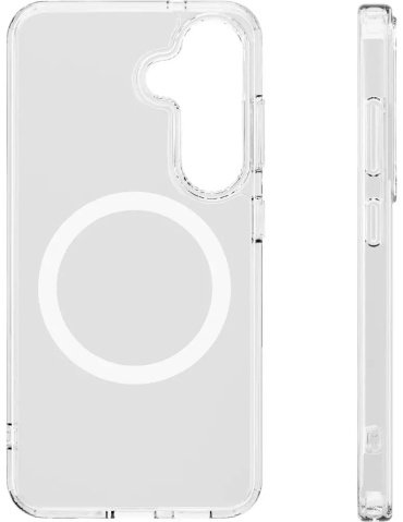 Чехол VLP для Samsung Galaxy S25 прозрачный
