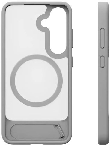 Чехол VLP для Samsung Galaxy S25 серый купить,NaN