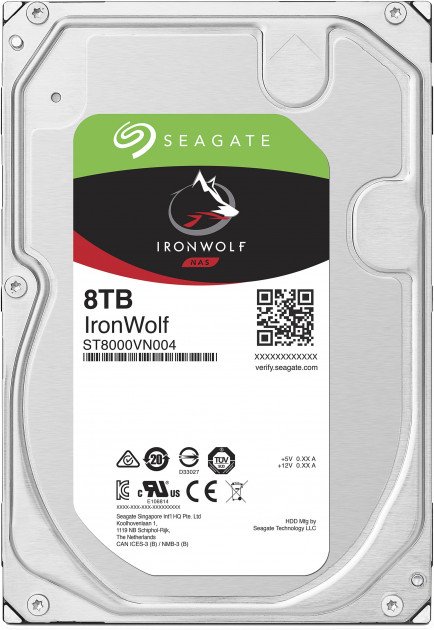 Жесткий диск HDD Seagate IronWolf ST8000VN004 8Tb