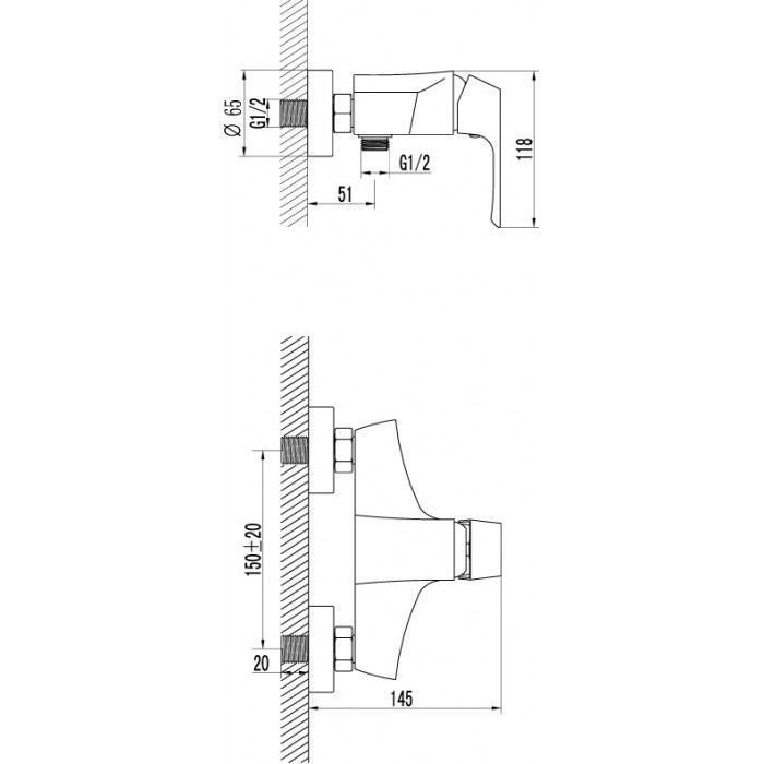 Смеситель Lemark Юнит LM4503C хром купить,NaN