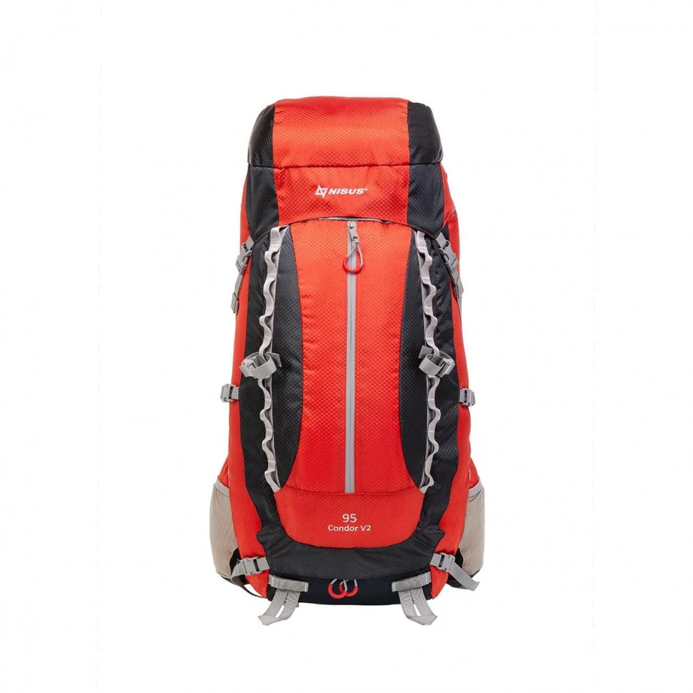 Рюкзак туристический Nisus Condor N-TB1176-95L 95 л оранжевый купить,NaN
