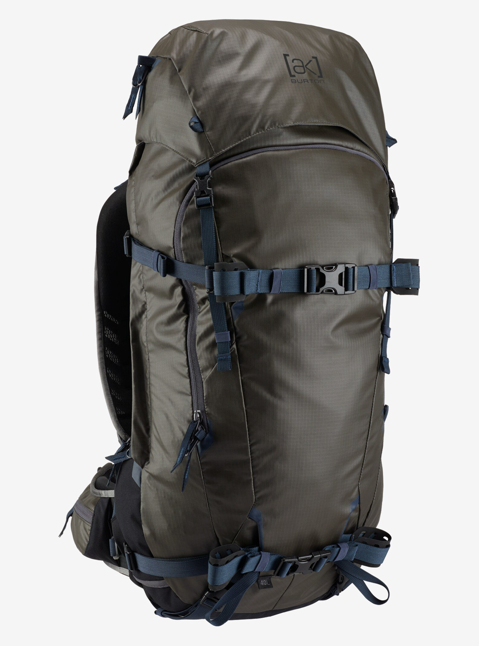 Рюкзак Burton AK Incline 40L Faded Coated Ripstop черный купить,NaN