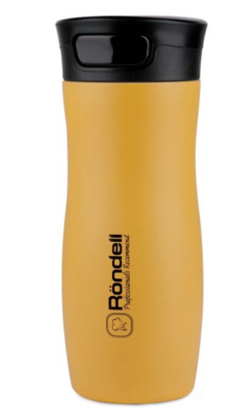 Термокружка Rondell Sole RDS-835 400мл Yellow