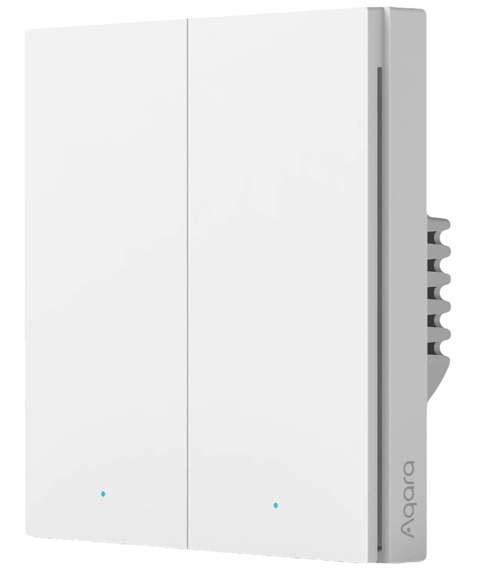 Выключатель Xiaomi Aqara Smart Wall Switch H1 Double Rocker WS-EUK04 белый 