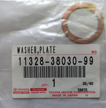 Toyota прокладка медная крышки двигателя 11328-38030 купить,NaN