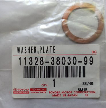 Toyota прокладка медная крышки двигателя 11328-38030 купить,NaN