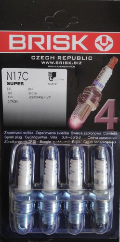Свеча зажигания BRISK N17C купить,NaN