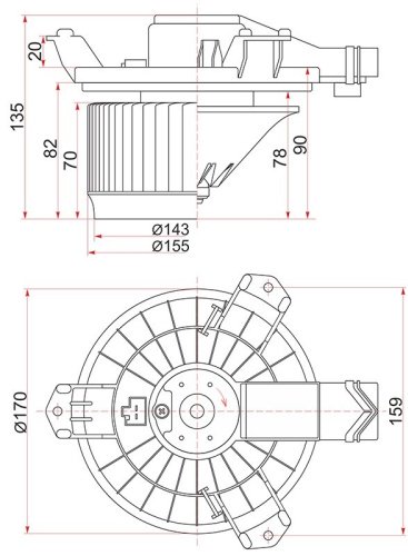SAT вентилятор печки ST-87103-26110 купить,16400
