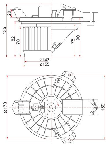 SAT вентилятор печки ST-87103-26110 купить,16400