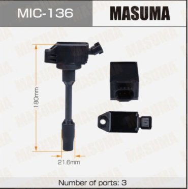 Катушка зажигания MASUMA Mic-136 купить,NaN