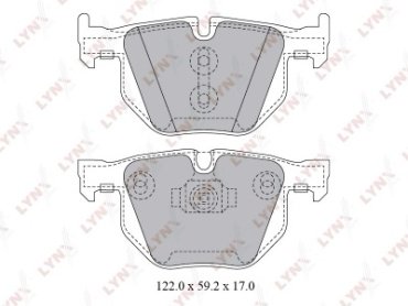 Колодки LYNXauto BD-1428 купить,NaN