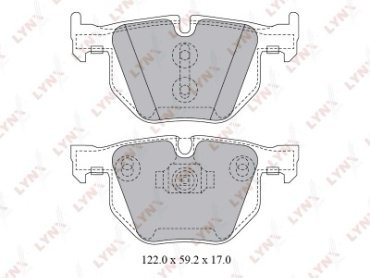 Колодки LYNXauto BD-1428 купить,NaN