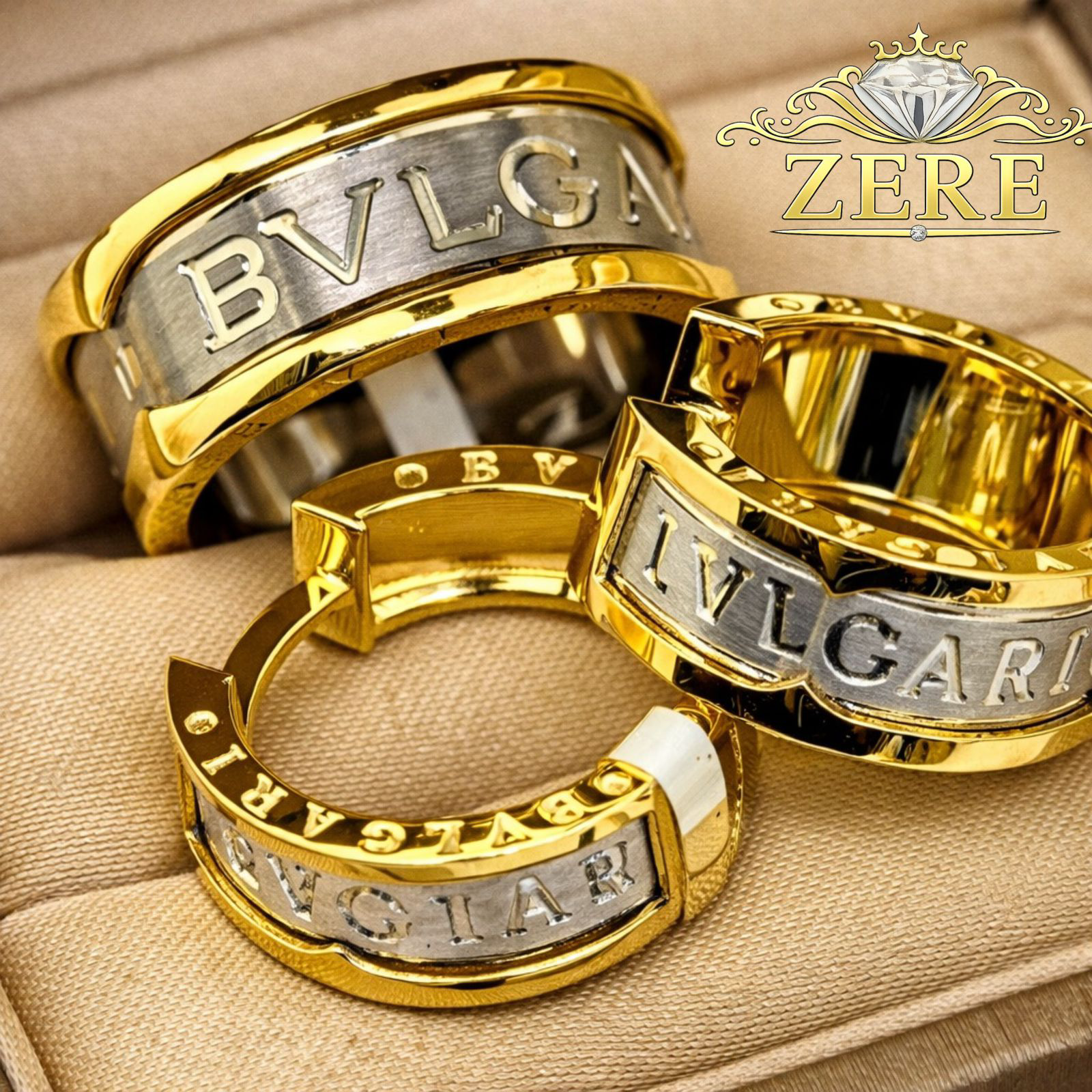 Комплект Zere ZR040305 золото 11.42гр 20.5р