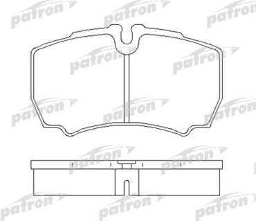 Колодки PATRON задние PBP1405 купить,NaN