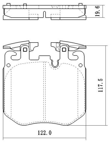 Колодки Winkod передние W1422BP 4 шт купить,NaN