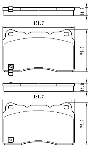 Колодки Winkod передние W0024BP