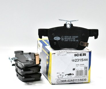 Колодки ICER задние 182315200 4 шт купить,NaN